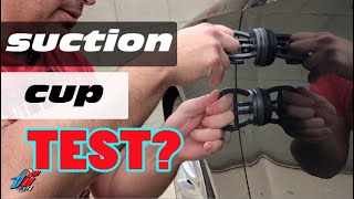 DO MINI SUCTION CUPS WORK PULLING SMALL DENT ON AUDI [upl. by Esej46]