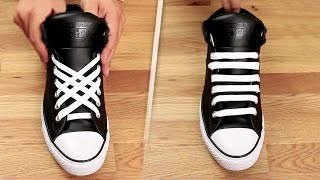 5 Coolest Ways To Tie Shoe Laces [upl. by Annawahs]