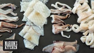 How to Clean amp Prepare Squid At Home  Marions Kitchen [upl. by Annemarie]