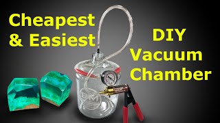 EASIEST amp CHEAPEST Vacuum Chamber DIY for epoxy castings amp resin pouring [upl. by Nede551]