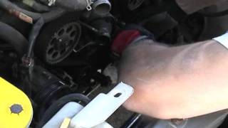 Nissan Frontier 2000 Timing Belt Change Part 2 of 4 [upl. by Tray272]