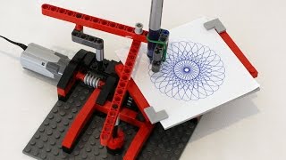 LEGO Drawing Machine Spirograph [upl. by Icnarf]