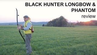 Mandarin Duck Black Hunter Langbogen review amp Phantom 56quot recurve amp neuer TOP Rückenköcher [upl. by Naivat]