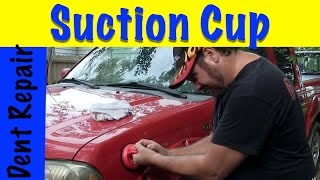 DIY How To Repair Dent Using Suction Cup [upl. by Rodman]