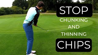 HOW TO HIT CHIP SHOTS AROUND THE GREEN  EASY TECHNIQUE [upl. by Bertram]