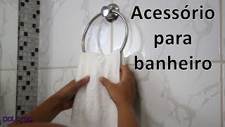 Como instalar acessórios para banheiro  com Paloma Cipriano [upl. by Annaeiluj]