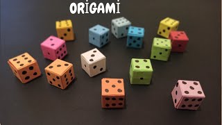 Kağıttan Zar Yapımı  Origami [upl. by Croteau410]