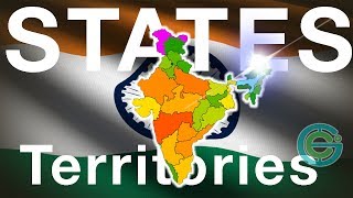 The States  territories of India EXPLAINED Geography Now [upl. by Goraud799]