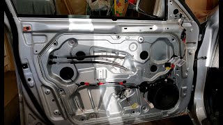 20062010 Hyundai Sonata Interior Door Disassembly  Window Regulator [upl. by Desmond]