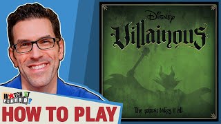 Villainous Disney  How To Play [upl. by Nosyt792]