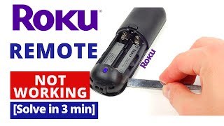 How to Fix Roku Remote Not Working  Roku TV Remote Common Problems amp Fixes [upl. by Neilson]