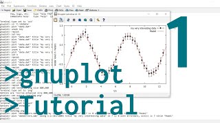 gnuplot Tutorial 1 basic Plotting tips amp tricks errorbars png output [upl. by Langer]