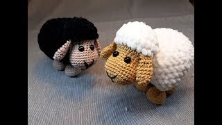 Húsvéti bárány horgolása  Easter lamb crochet step by step [upl. by Eerb]