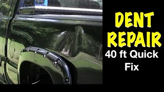 DIY Dent Repair Trick Using Suction Cup and Hammer [upl. by Akiret]