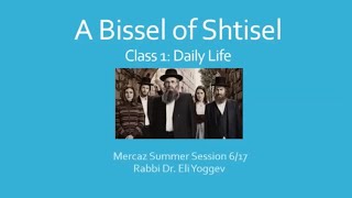 A Bissel of Shtisel pt 1  Daily Life [upl. by Higginbotham]