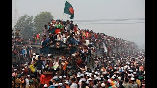 Most Crowded Train In The World Bangladesh and Indian Trains  Extreme Trip [upl. by Wilfrid]