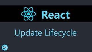 ReactJS Tutorial  24  Component Updating Lifecycle Methods [upl. by Yehudit750]