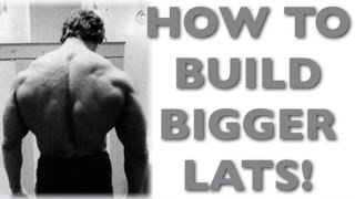 How To Build BIGGER Lats  Latissimus Dorsi Workout [upl. by Barnett]