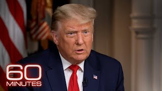 President Donald Trump The 60 Minutes 2020 Election Interview [upl. by Alli339]