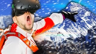 CLIMB EVEREST IN VIRTUAL REALITY  Everest VR HTC Vive Virtual Reality [upl. by Nillad]