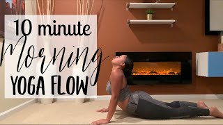 10 Minute Morning Yoga Flow  Black Girl Workouts [upl. by Kelby]