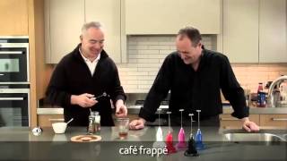 How to make a frappé coffee using an aerolatte milk frother [upl. by Llenoil]