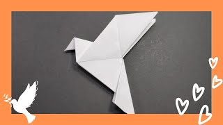 🕊️Como hacer la PALOMA DE LA PAZ Origami❤️🕊️ [upl. by Katharina353]