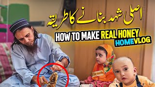 Mufti Tariq Masood Vlogs How To Make Real Honey [upl. by Nomar]