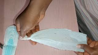 How to make tampon from a pad at home [upl. by Suirradal]