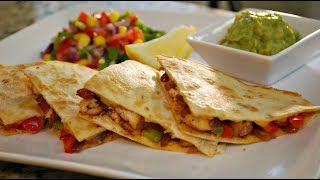 Easy Chicken Quesadilla Recipe [upl. by Mccutcheon80]