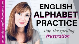 How to Say English Letters American English Alphabet Pronunciation [upl. by Cirek]