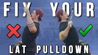 8 Lat Pulldown Mistakes and How to Fix Them [upl. by Eisnyl532]