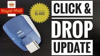 How to Use Brother Thermal Label Printers QL600 QL700 for Royal Mail Click amp Drop Postage [upl. by Meier]