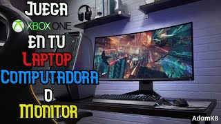 Conecta Tu Xbox a tu PC Laptop o Monitor [upl. by Ayk]