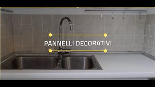 Come applicare dei pannelli decorativi per la cucina [upl. by Acim956]