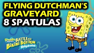 Flying Dutchmans Graveyard All Golden Spatulas Locations  Spongebob Rehydrated Collectibles Guide [upl. by Lenahs]