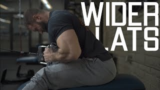 How To Get Wider Lats  Back Width Workout [upl. by Aital783]