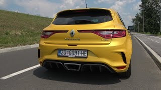 Renault Megane RS Trophy 2019 crazy EXHAUST SOUND pops amp bangs in tunnels 275 HP [upl. by Annayar]