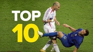 10 Most Shocking Moments In Football History [upl. by Ennazzus]