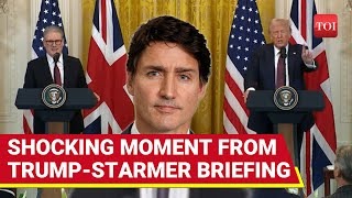 Thats Enough Irritated Trump Interrupts Starmer amp Shuts Reporter At News Conference  Watch [upl. by Orodisi796]