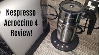 Nespresso Aeroccino 4 Milk Frother Review  Worth upgrading from the Aeroccino 3 [upl. by Ataliah]