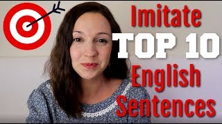 How to Pronounce TOP 10 English Sentences [upl. by Idnahk]