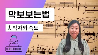 악보 보는법 2박자와 속도 [upl. by Ettezel]