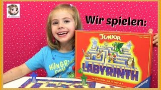 JUNIOR LABYRINTH  Das große Schieben der kleinen Geister  Kinderspiel  Ravensburger [upl. by Wardle294]