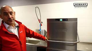 Hobart Service  hooded dishwashers operations guide [upl. by Adnohsel]