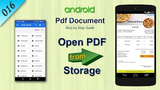 Open PDF in application Android PDF Viewer [upl. by Aynna]