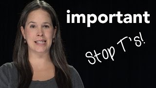 How to Pronounce IMPORTANT  American English [upl. by Asilam]