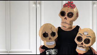 How to make a Cardboard Skull [upl. by Vivyanne247]