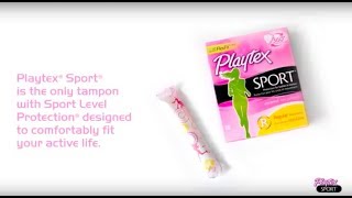 How to Use the Playtex® Sport® Tampon [upl. by Aelak]