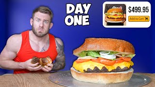 I Ate The Biggest Foods on the Internet for 10 Days [upl. by Ute]